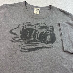 Abercrombie And Fitch Men’s Muscle Tee Camera Graphic XL Soft Tee Shirt Gray